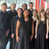 罗斯维尤高中合唱团学生在纽约市卡内基音乐厅上演